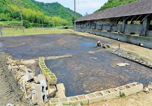 养猪场废水排放